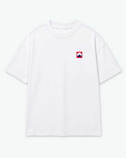 Unisex oversized high neck t-shirt